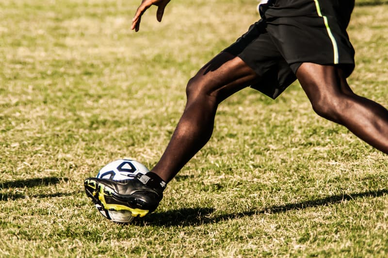 soccer players shaving legs