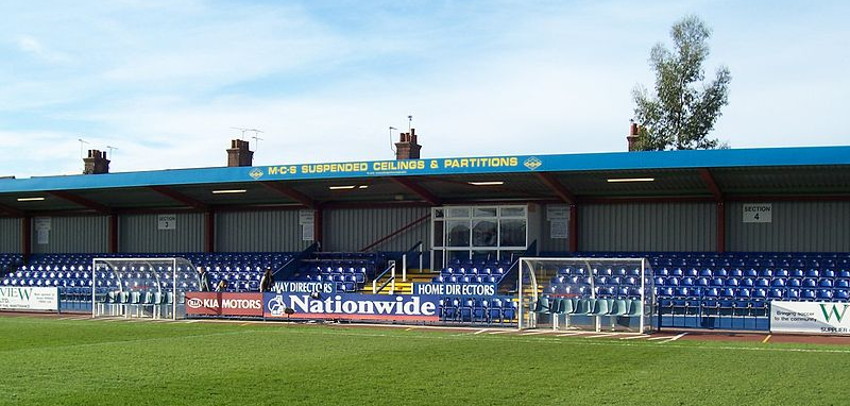 dugouts on a pitch