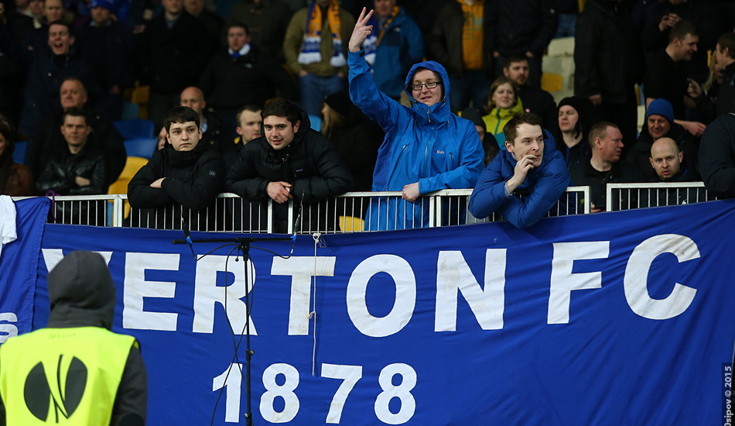 Marching on Together, newsagents shop sign on Elland Road in Leeds