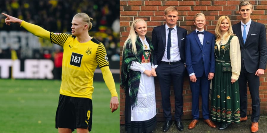 Erling Haaland's Family