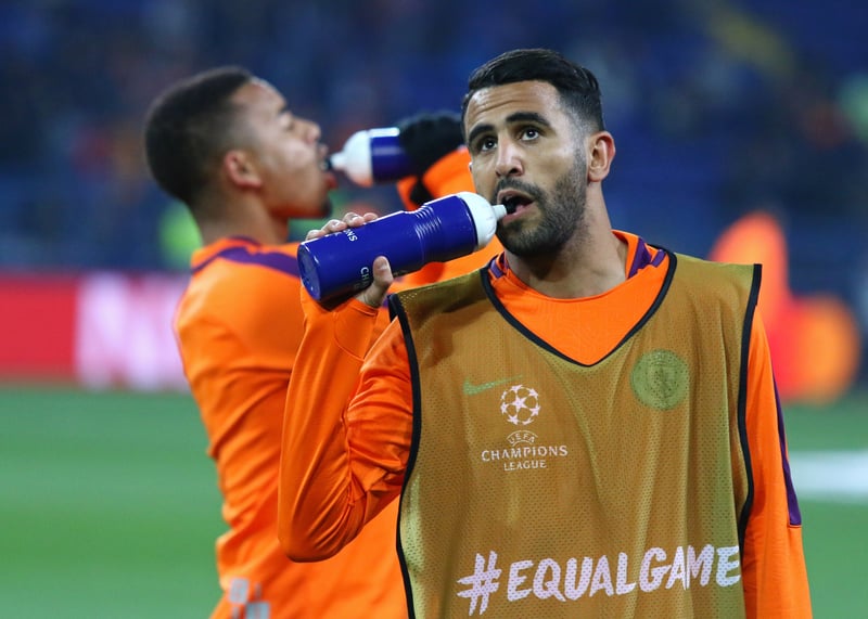 Mahrez Drinking