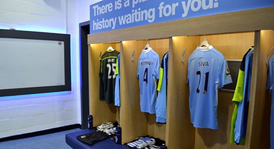 Man City Changing Room