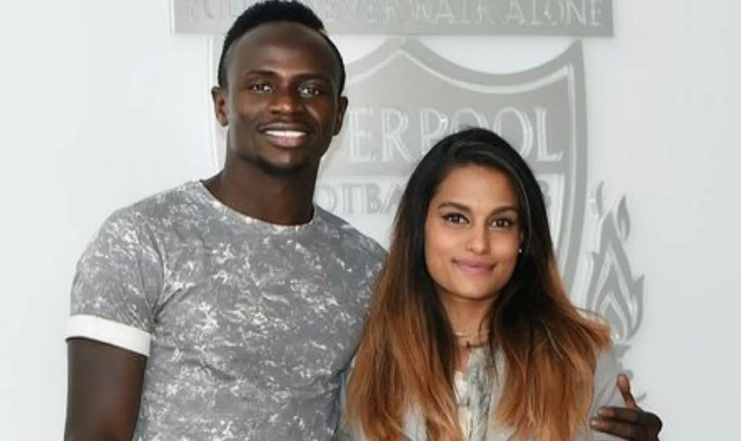 Sadio Mane and Melissa Reddy