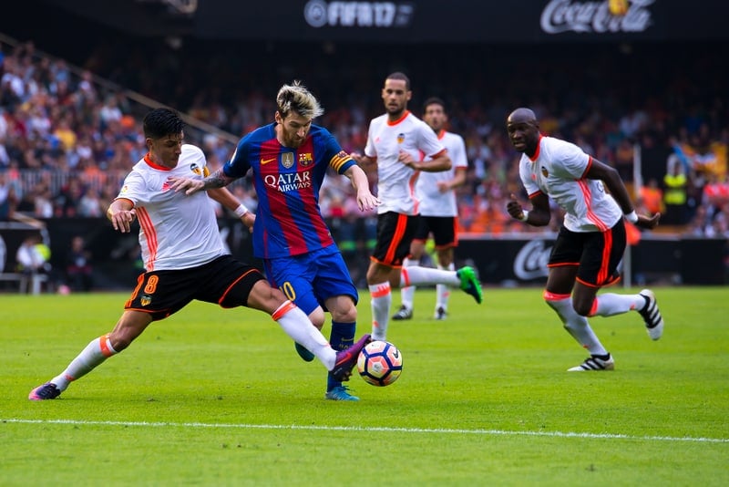 Lionel Messi competes in La Liga