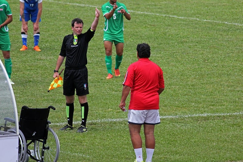 Red Card for Soccer Coach