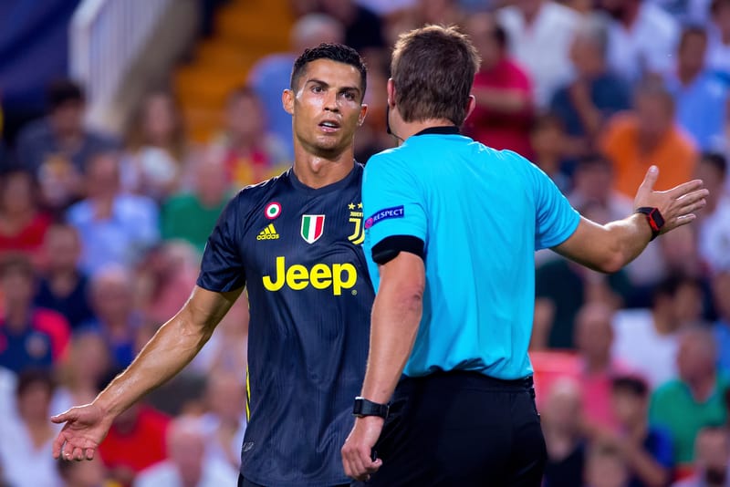 Cristiano Ronaldo competes in Serie A