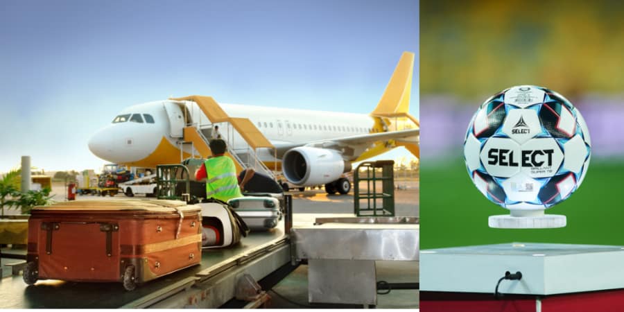 Soccer Ball on Airplane