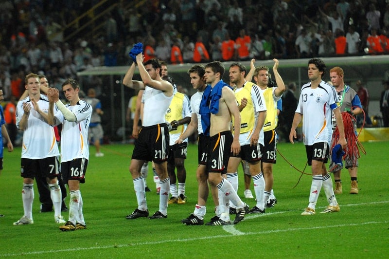 Soccer Player exchanging Jersey